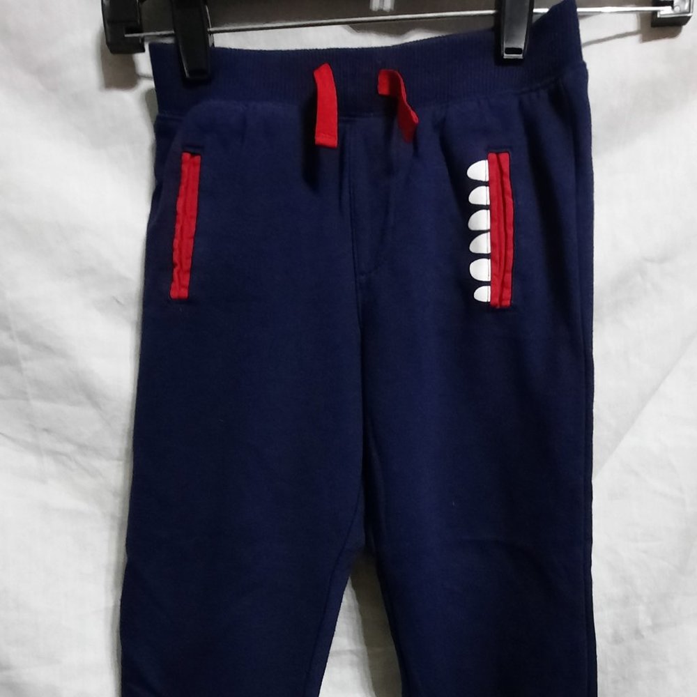 Healthex 5T Blue with Red trim pull on pants